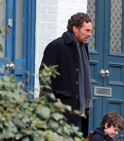 Benedict Cumberbatch The Thing with Feathers Black Coat