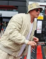 Brad Pitt F1 Quilted Polyester Jacket