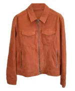 Brad Pitt F1 The Movie Suede Leather Jacket