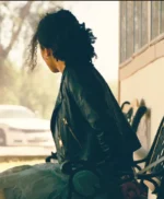 Chase Infiniti One Battle After Another Black Leather Jacket