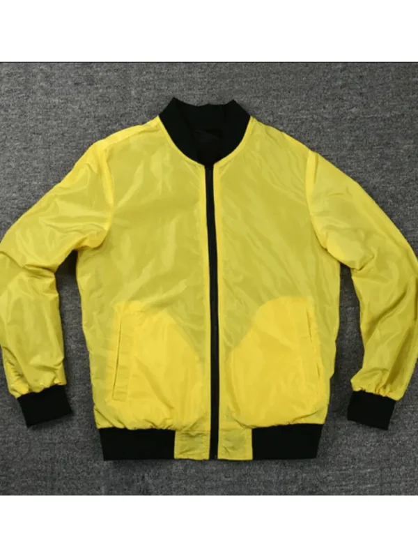 Cyberpunk 2077 Yellow Samurai Cotton Gaming Bomber Jacket