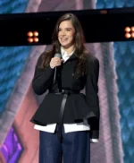 Hailee Steinfeld D23 Disney Event Black Peplum Jacket