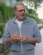 Kaos 2024 Jeff Goldblum Grey Track Jacket