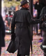 LaKeith Stanfield Play Dirty Black Wool Coat
