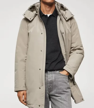Simulant 2023 Sam Worthington Grey Coat