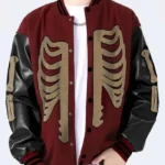 Skeleton Baseball Varsity Jacket
