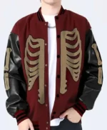 Skeleton Baseball Varsity Jacket
