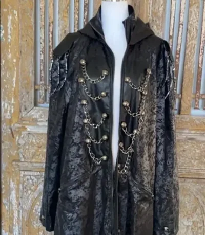 Skeleton Royalty Black Coat