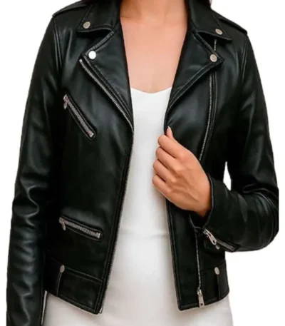 Skeleton Til Death Leather Jacket