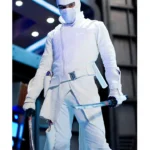 Snake Eyes G.I. Joe Origins Warrior White Leather Jacket