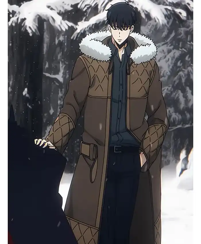 Solo Leveling ReAwakening Sung Jinwoo Brown Hooded Coat Solo Leveling ReAwakening Sung Jinwoo Brown Hooded Coat