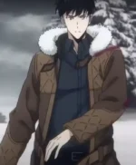 Solo Leveling ReAwakening Sung Jinwoo Brown Hooded Coat