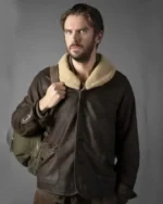 Solos Otto Shearling Fur Collar Jacket