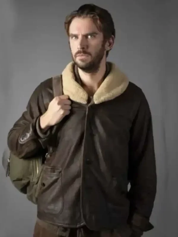 Solos Otto Shearling Fur Collar Jacket