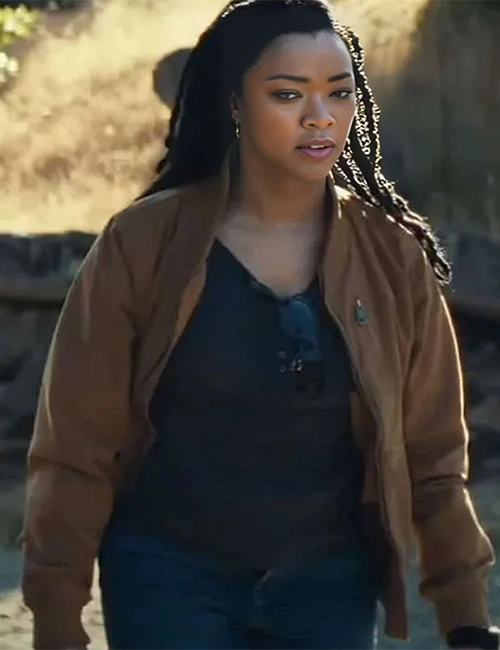 Sonequa Martin-Green My Dead Friend Zoe Brown Jacket Sonequa Martin-Green My Dead Friend Zoe Brown Jacket