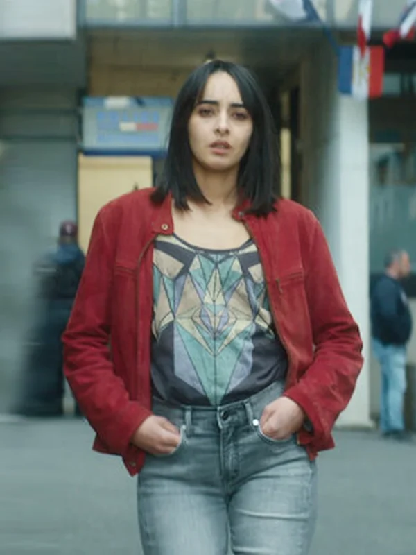 Sonia Bendhaou Squad 36 Red Jacket
