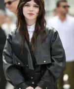 Her Private Hell Event Sophie Thatcher Leather Jacket