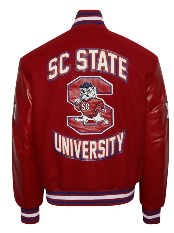 South Carolina State University Red Varsity Jacket