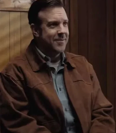 South of Heaven Jason Sudeikis Brown Suede Jacket