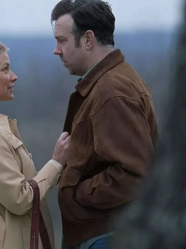 South of Heaven Jason Sudeikis Brown Suede Jacket