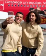 Spain Football Team 2026 Beige Jacket