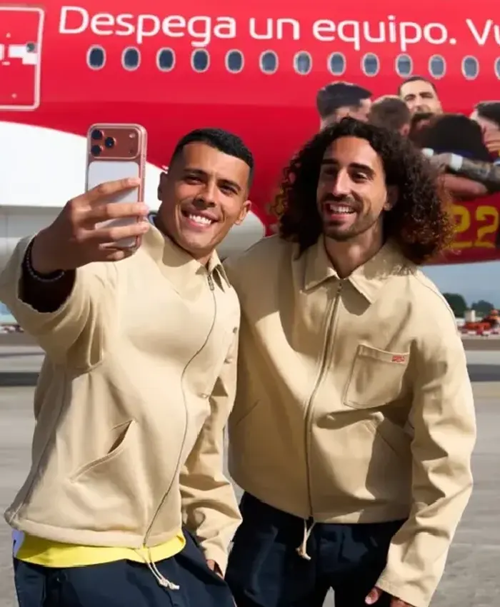 Spain Football Team 2026 Beige Jacket Spain Football Team 2026 Beige Jacket