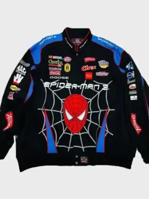 Spider Man Disney Daytona 500 Bomber Jacket