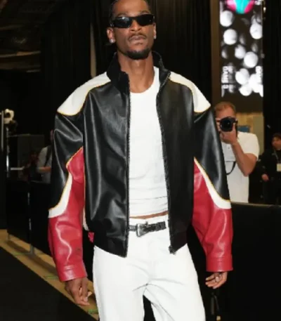 Spurs Shai Gilgeous-Alexander Leather Jacket