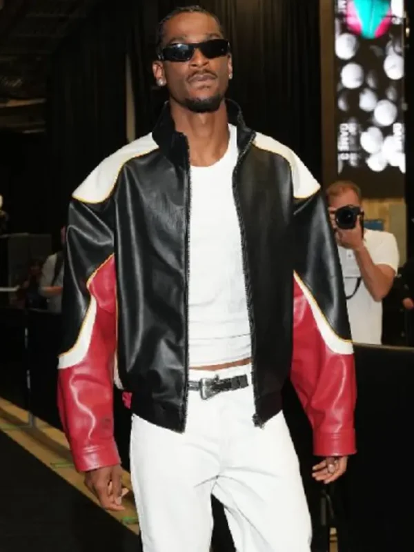 Spurs Shai Gilgeous-Alexander Leather Jacket
