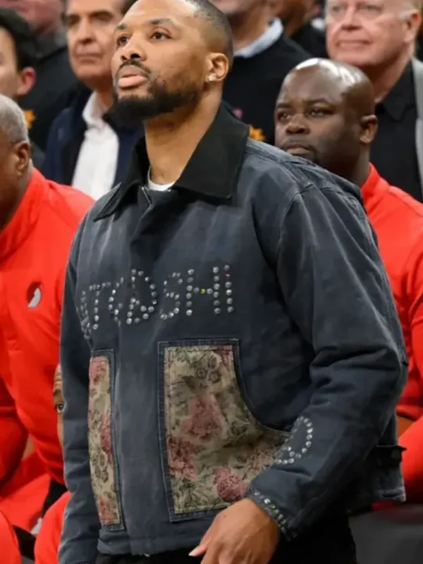 Spurs Vs Trail Blazers Game Two 2026 Damian Lillard Jacket