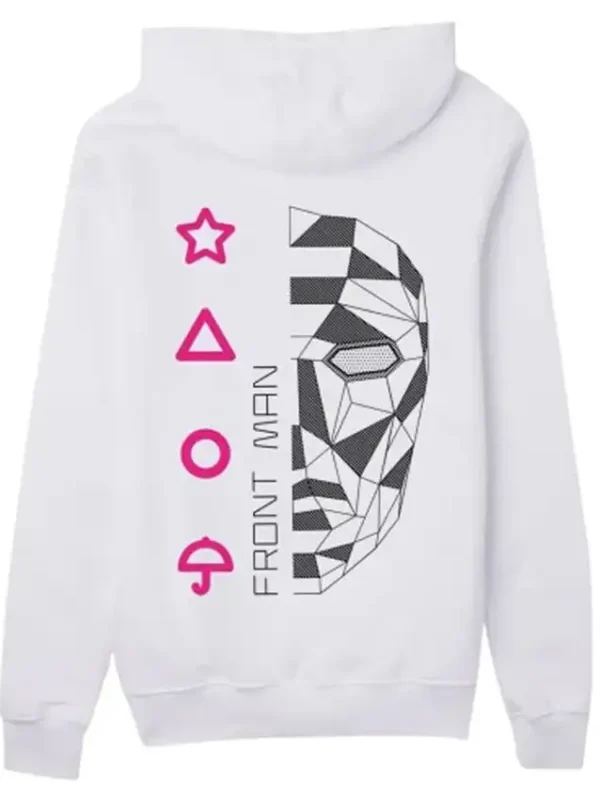 Squid Game Front Man White Hoodie