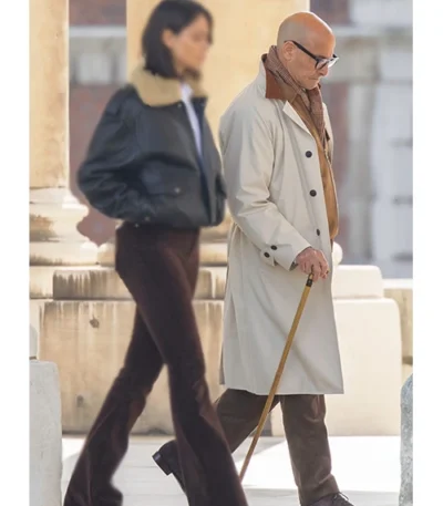 Stanley Tucci Fountain of Youth White Coat