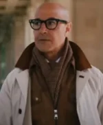 Stanley Tucci Fountain of Youth White Coat