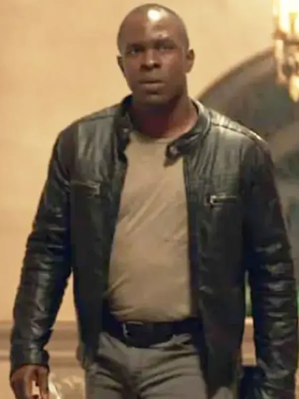 Starbright Gbenga Akinnagbe Black Leather Jacket
