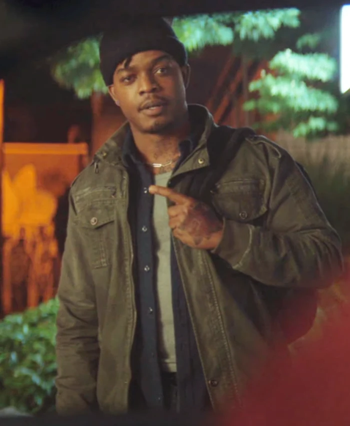 Stephan James Night Always Comes Green Jacket Stephan James Night Always Comes Green Jacket