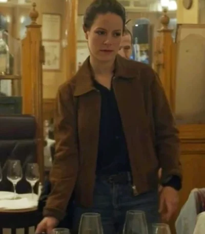 Stéphane Caillard Ad Vitam Brown Jacket