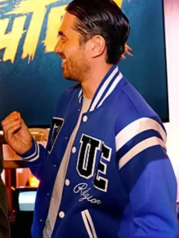 Street Fighter Event Andrew Koji Blue Wool Jacket