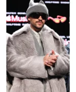 Super Bowl LX Halftime Show Bad Bunny Shearling Coat