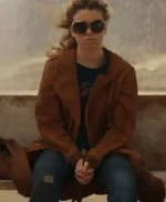 Supergirl Milly Alcock Brown Coat