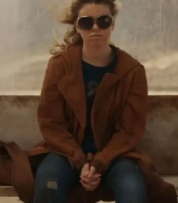 Supergirl Milly Alcock Brown Coat