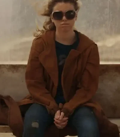 Supergirl Milly Alcock Brown Coat