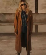 Supergirl Milly Alcock Brown Coat