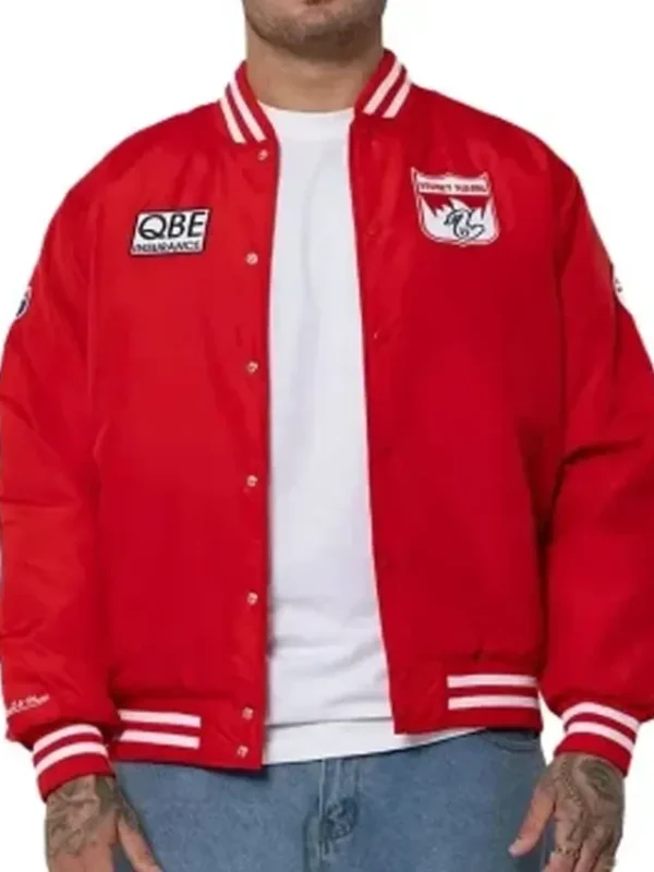 Sydney Swans Red Bomber Jacket
