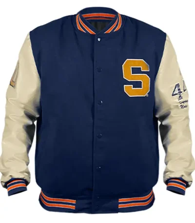 Syracuse S Letterman Varsity Jacket