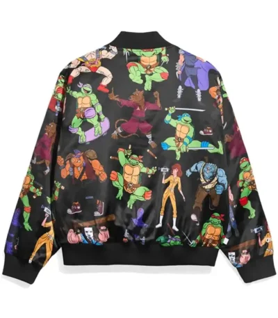 TMNT Characters AOP Satin Jacket