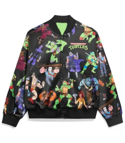 TMNT Characters AOP Satin Jacket