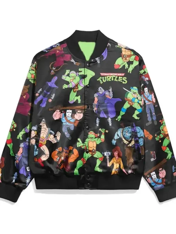 TMNT Characters AOP Satin Jacket