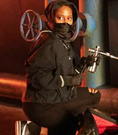 Taylour Paige The Toxic Avenger Black Jacket