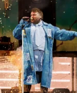 Teddy Swims 2026 Coachella Blue Coat