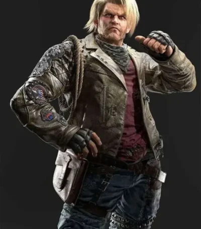 Tekken 8 Paul Phoenix Brown Leather Jacket